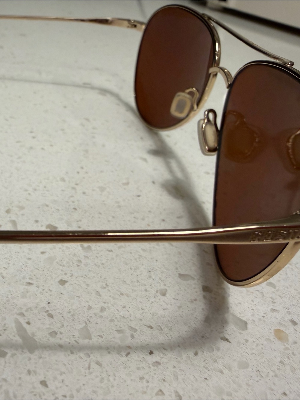 Costa Aviator Sunglasses with Green-Brown Gradient Lenses - Picture 4 of 9
